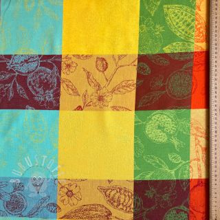 Dekostoff FRENCH TABLE CLOTH JACQUARD Cabosse allover summer