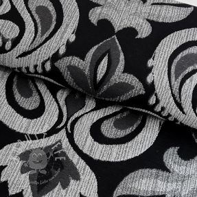 Dekostoff jacquard Baccara argent