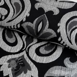 Dekostoff jacquard Baccara argent