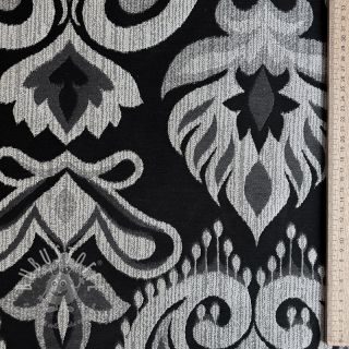 Dekostoff jacquard Baccara argent