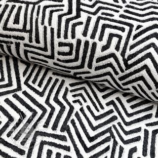 Dekostoff jacquard Mesopotamie allover graphite