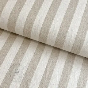Dekostoff jacquard LINEN LOOK Cabourg lin