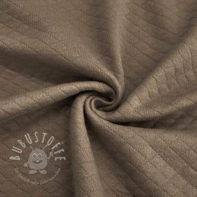 Stepp Sweatstoff dark taupe