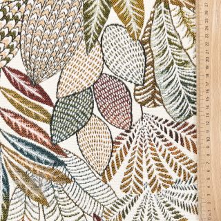 Dekostoff jacquard Egypte blanc