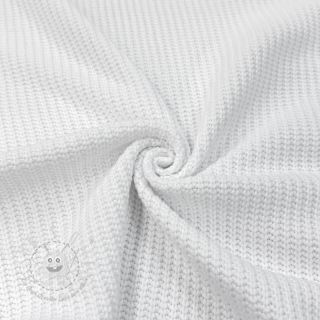 Strickstoff BIG KNIT white
