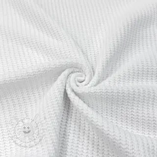 Strickstoff BIG KNIT white