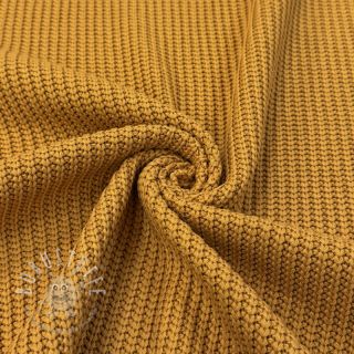 Strickstoff BIG KNIT mustard