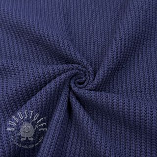 Strickstoff BIG KNIT navy