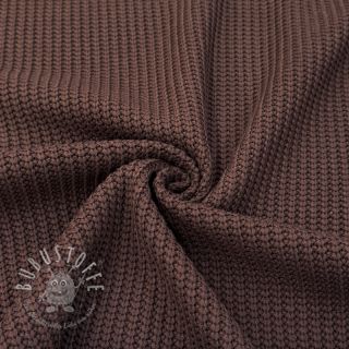 Strickstoff BIG KNIT dark brown