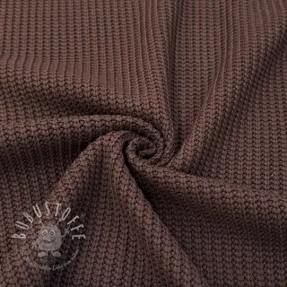Strickstoff BIG KNIT dark brown