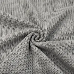 Strickstoff BIG KNIT light grey