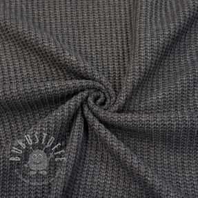 Strickstoff BIG KNIT dark grey