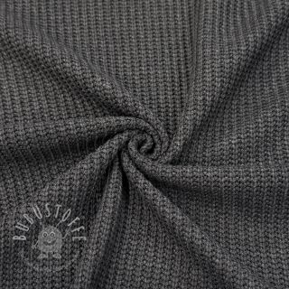 Strickstoff BIG KNIT dark grey