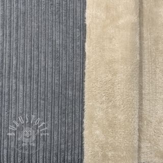 Cord Cofur fleece grey