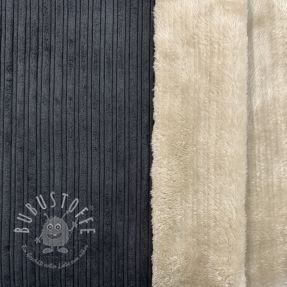 Cord Cofur fleece black