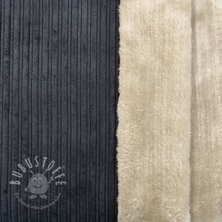 Cord Cofur fleece black