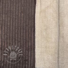 Cord Cofur fleece dark brown