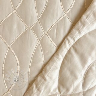 Steppstoffe Cord off white