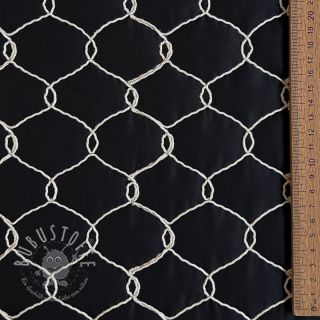 Steppstoffe Cord black