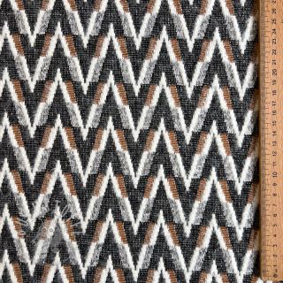 STRICKSTOFF jacquard Comfilia Arrows grey