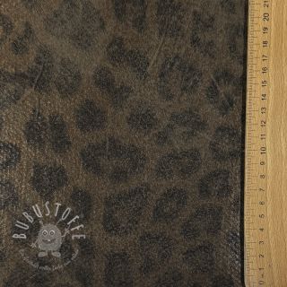 Mantelstoff Panther Glammy Teddy Lammy brown