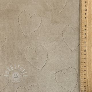 Nicky stoff TEDDY Hearts sand