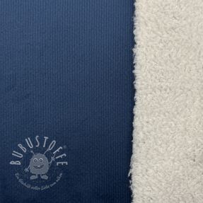 Nicky stoff TEDDY old blue