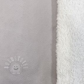 Nicky stoff TEDDY light grey