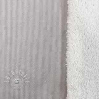 Nicky stoff TEDDY light grey