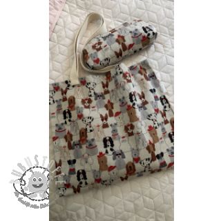 Dekostoff Linenlook Dog Dress Up