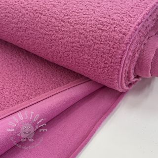 Fleece TEDDY DOUBLE SIDED pink