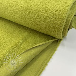 Fleece TEDDY DOUBLE SIDED old lime