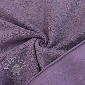 Fleece TEDDY DOUBLE SIDED mulberry