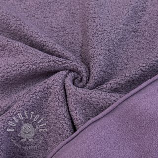 Fleece TEDDY DOUBLE SIDED mulberry