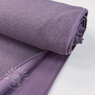 Fleece TEDDY DOUBLE SIDED mulberry