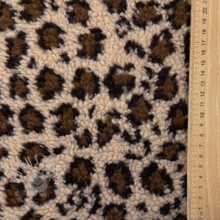 Mantelstoff TEDDY Panthera light sand