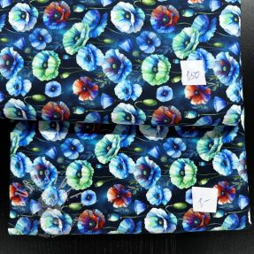 Stoffreste Sommersweat digital print 0319