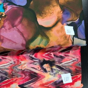 Stoffreste Sommersweat digital print 0321