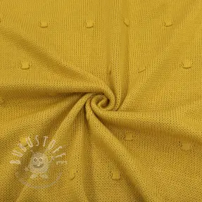 Strickstoff BIG KNIT DOT ochre