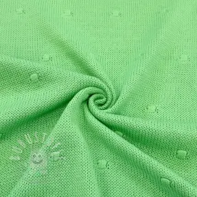 Strickstoff BIG KNIT DOT grass green