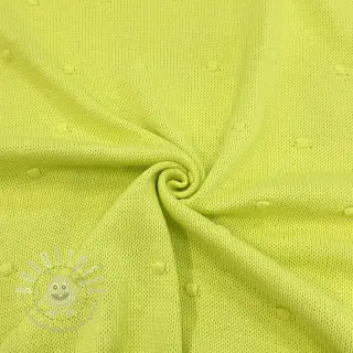 Strickstoff BIG KNIT DOT bright green