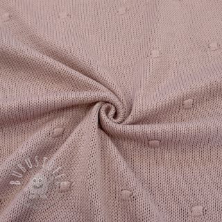 Strickstoff BIG KNIT DOT old pink