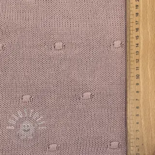Strickstoff BIG KNIT DOT old pink