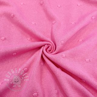 Strickstoff BIG KNIT DOT pink