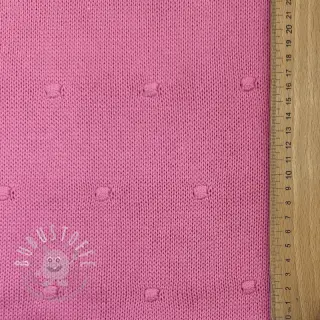 Strickstoff BIG KNIT DOT pink