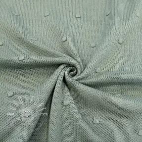 Strickstoff BIG KNIT DOT old green