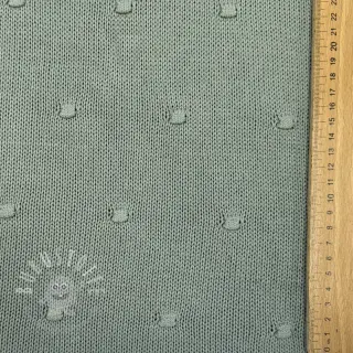 Strickstoff BIG KNIT DOT old green