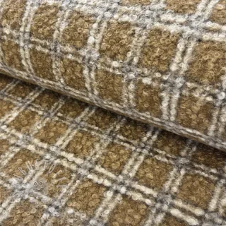 Mantelstoff Bouclé Squares design A
