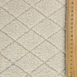 Mantelstoff TEDDY Diamond beige