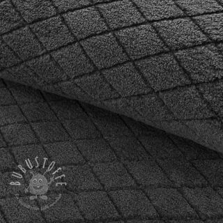 Mantelstoff TEDDY Diamond dark grey